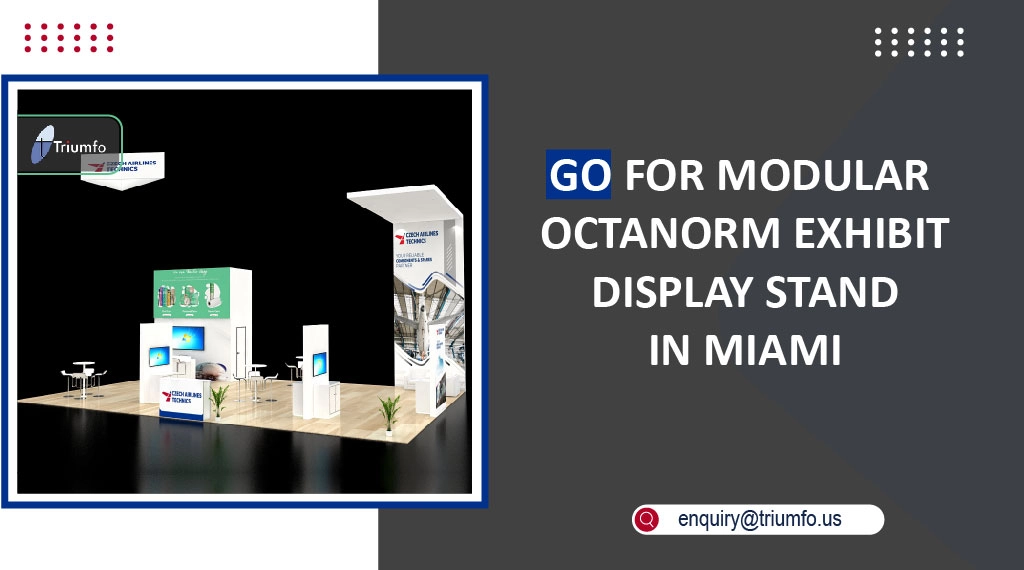 Modular Octanorm Exhibit Display Stand