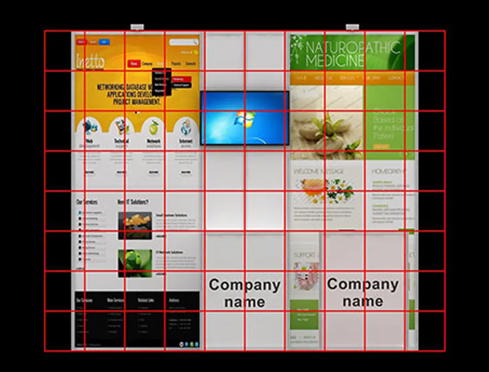 10x10 booth design with demo counter area