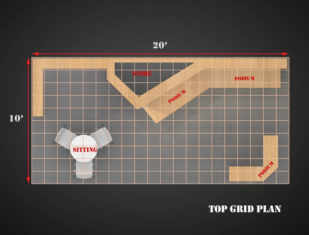 10x10 trade show booth ideas