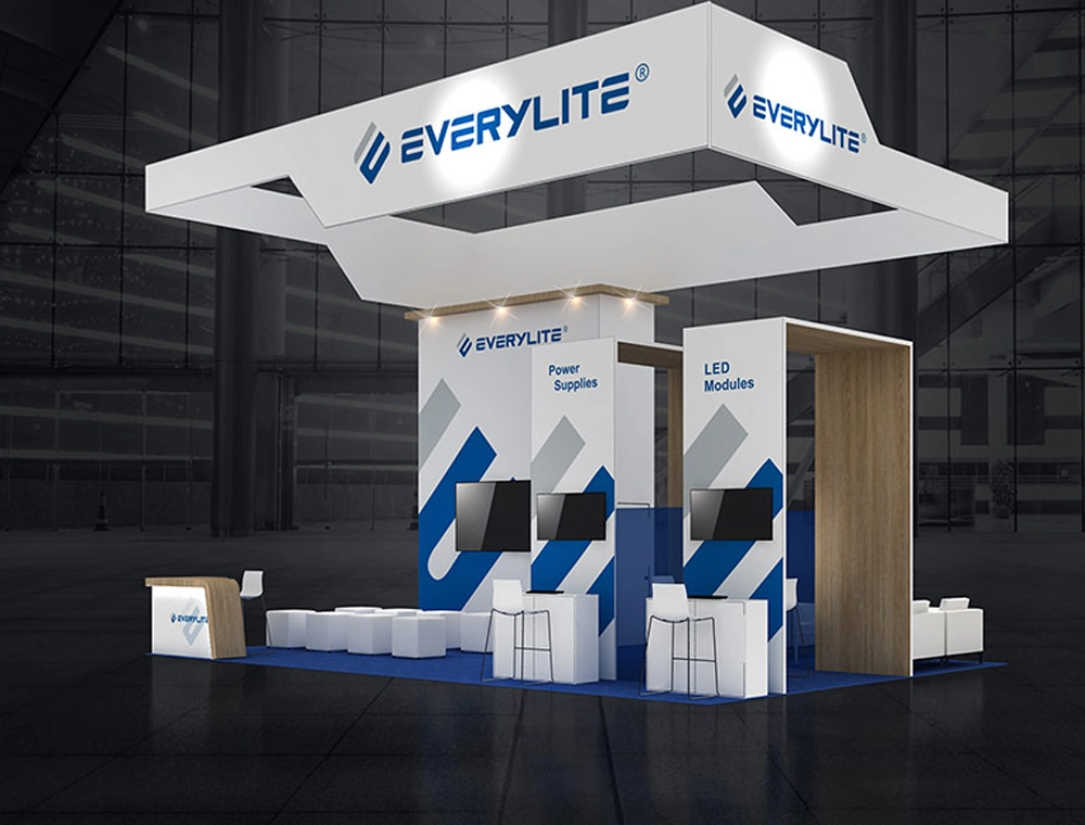 Exhibit 20x30 with central seating area