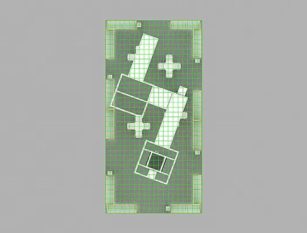 Creative 20x40 exhibit booth with branding graphics