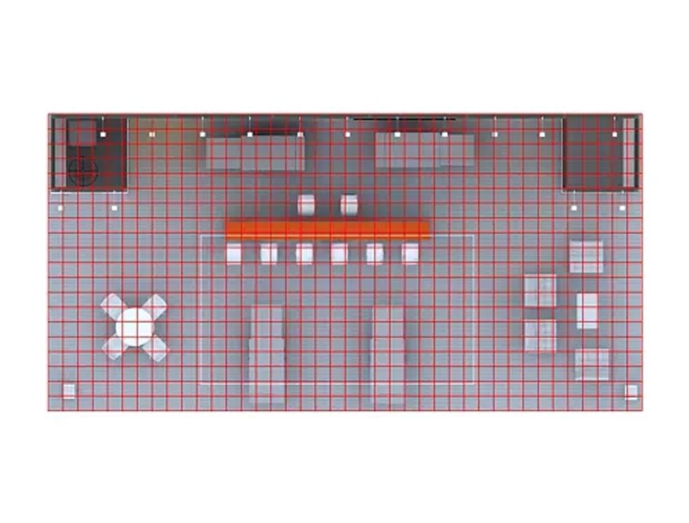 Interactive 20x40 trade show booth layout