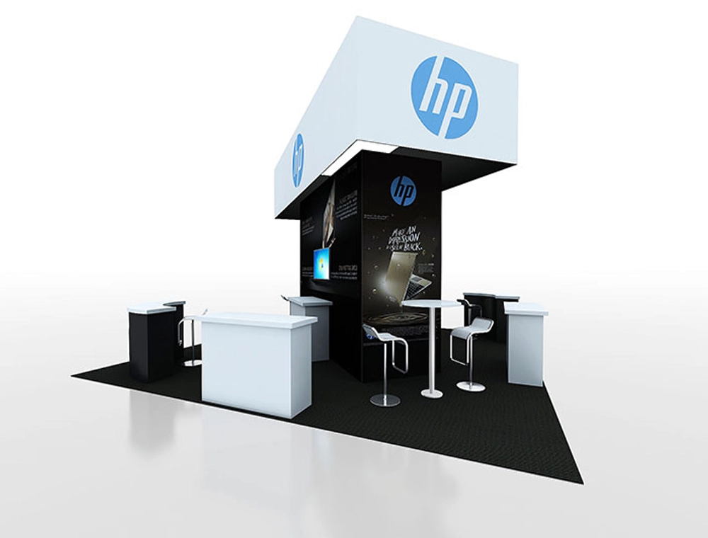 20x20 custom exhibit design