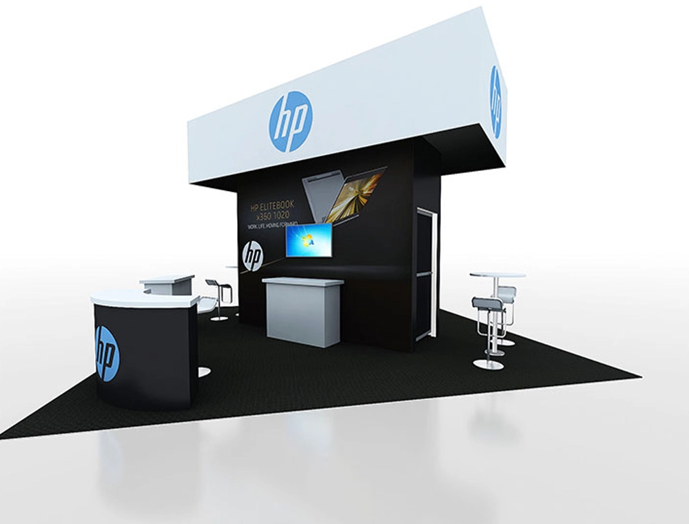 20x20 custom exhibit design