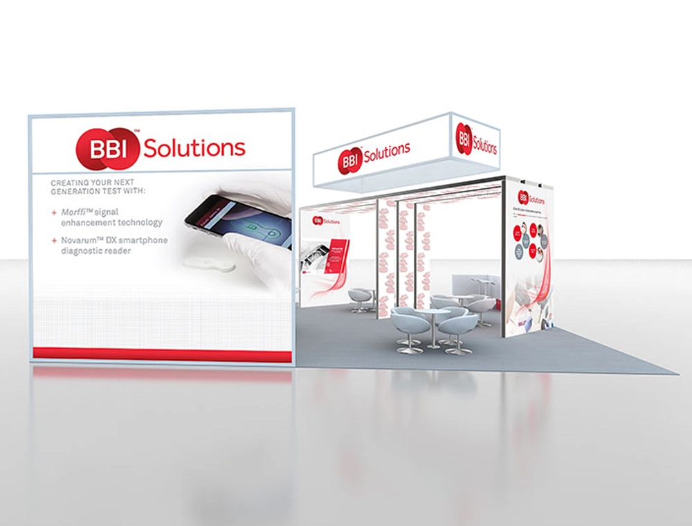 30x30 display with interactive demo counters