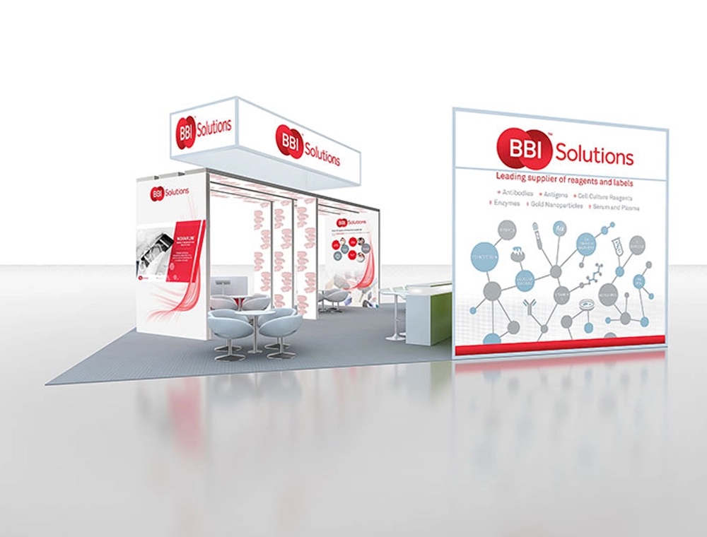 30x30 display with interactive demo counters