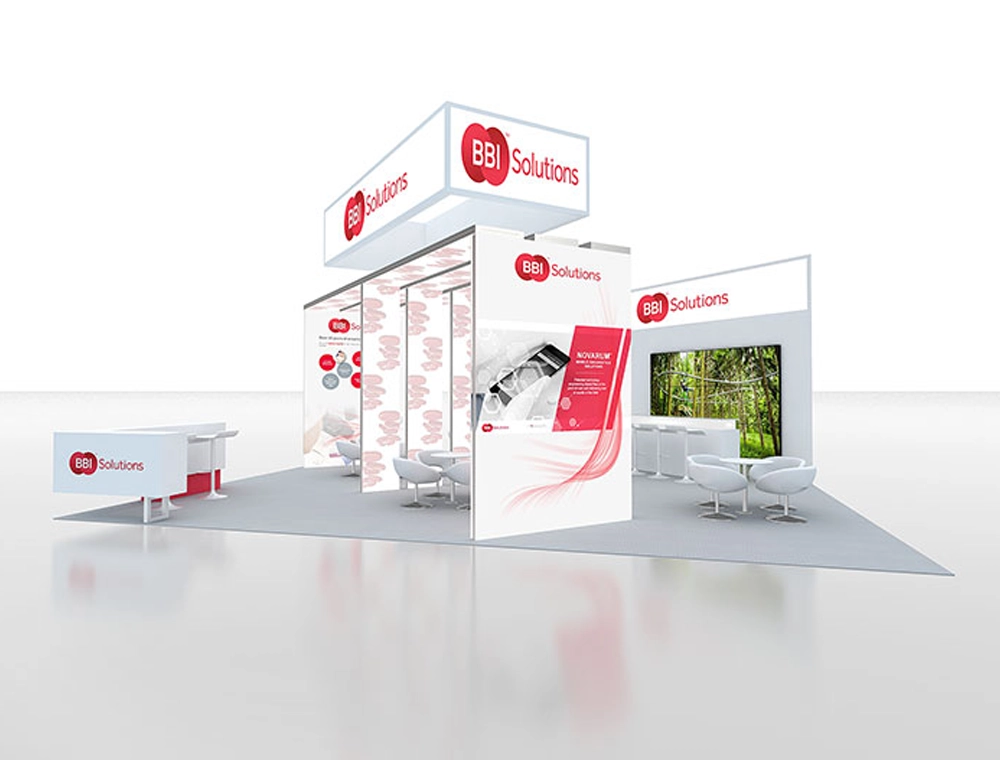 30x30 display with interactive demo counters