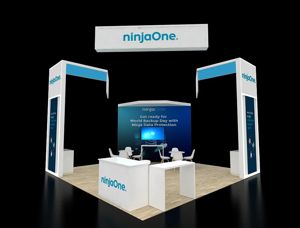 display for trade show 20x20