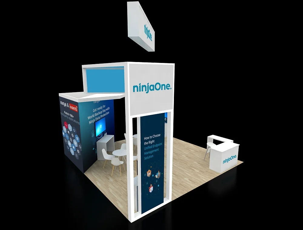 display for trade show 20x20