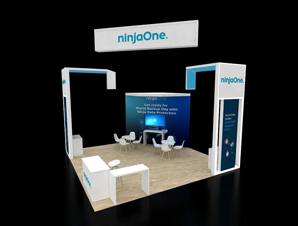 display for trade show 20x20