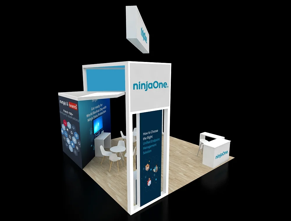 display for trade show 20x20