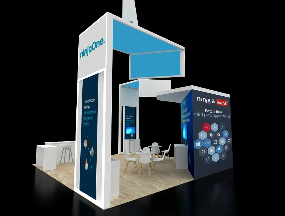 display for trade show 20x20