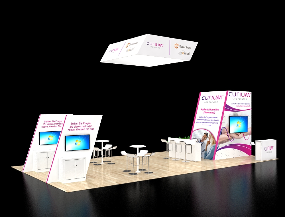 Professional 20x40 trade show exhibit