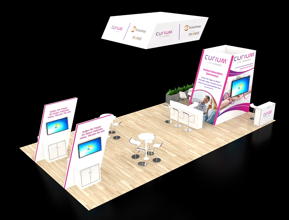 Professional 20x40 trade show exhibit