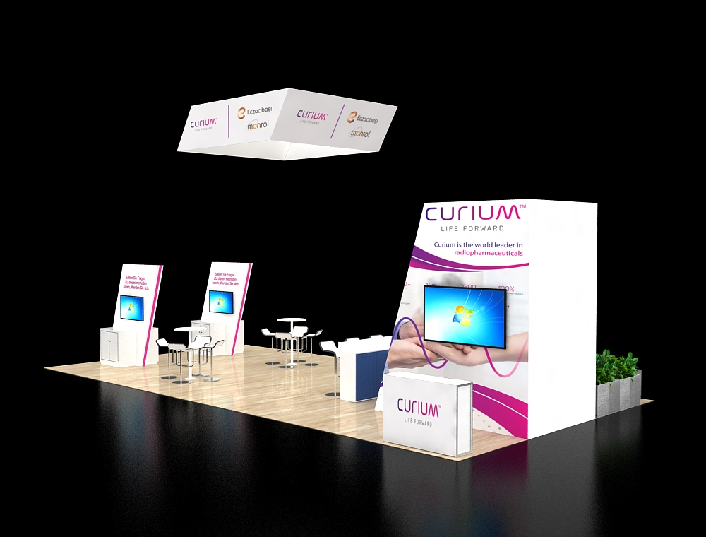 Professional 20x40 trade show exhibit