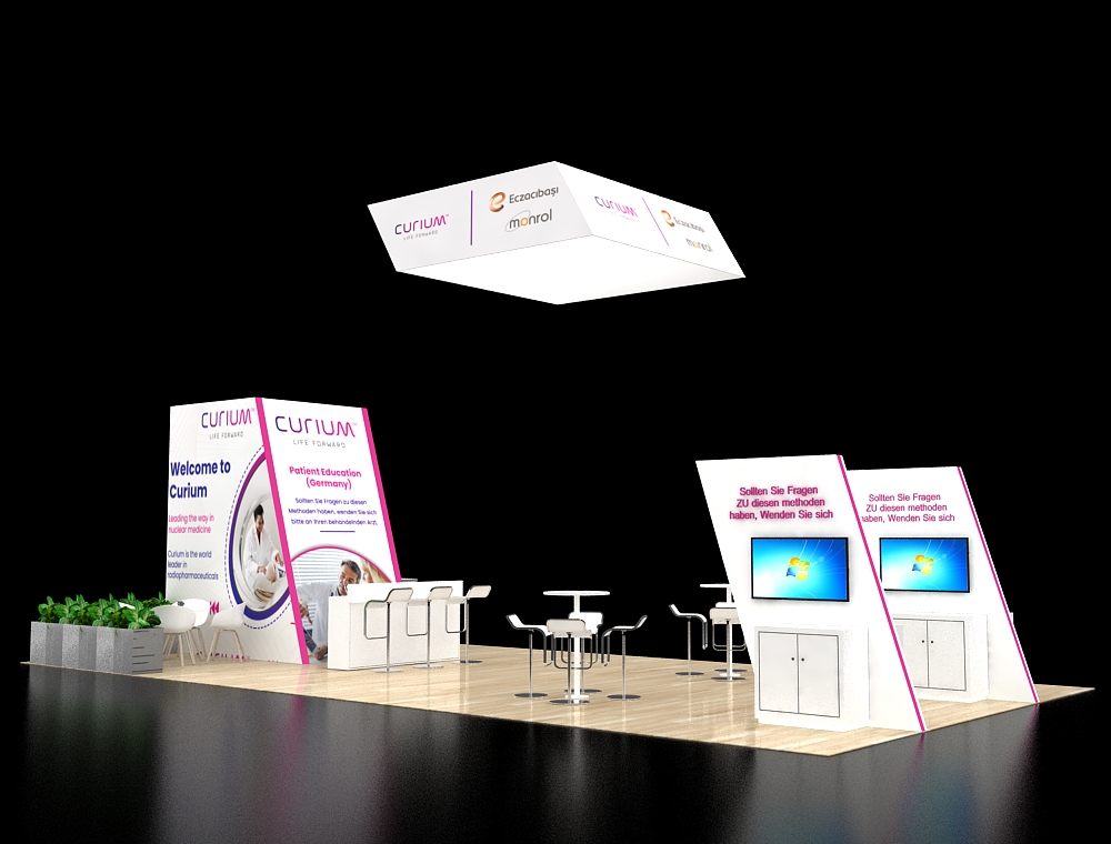 Professional 20x40 trade show exhibit