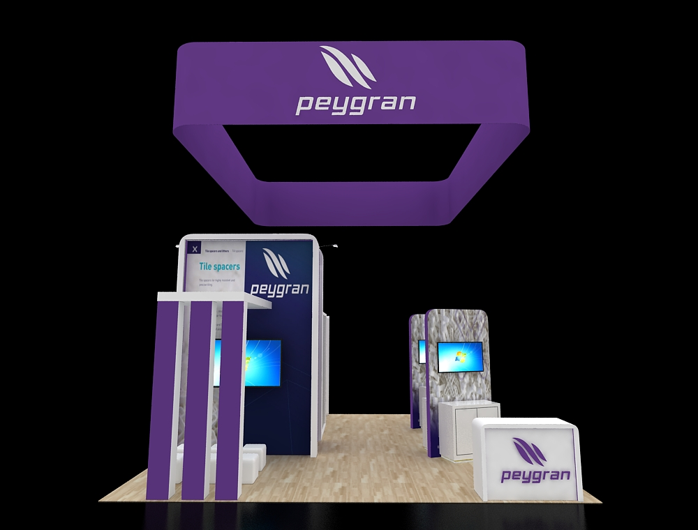 20x20 custom exhibit design