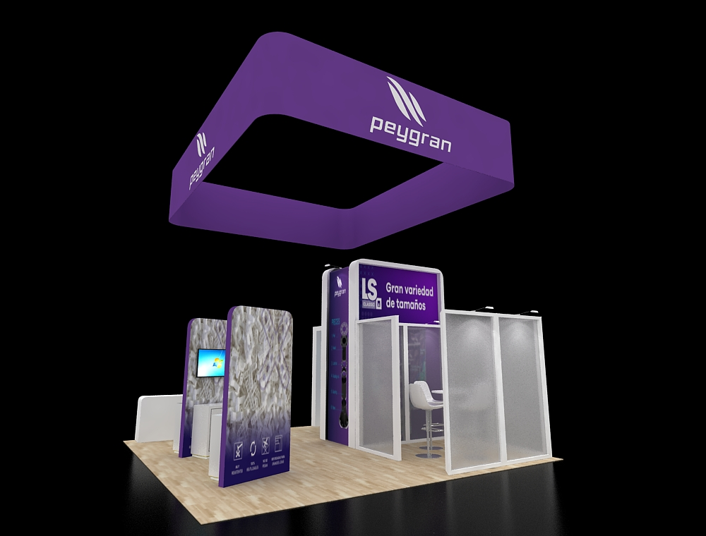 20x20 custom exhibit design