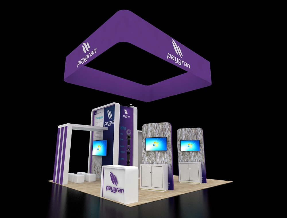 20x20 custom exhibit design