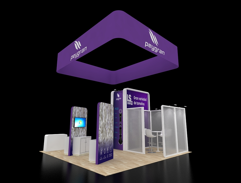 20x20 custom exhibit design