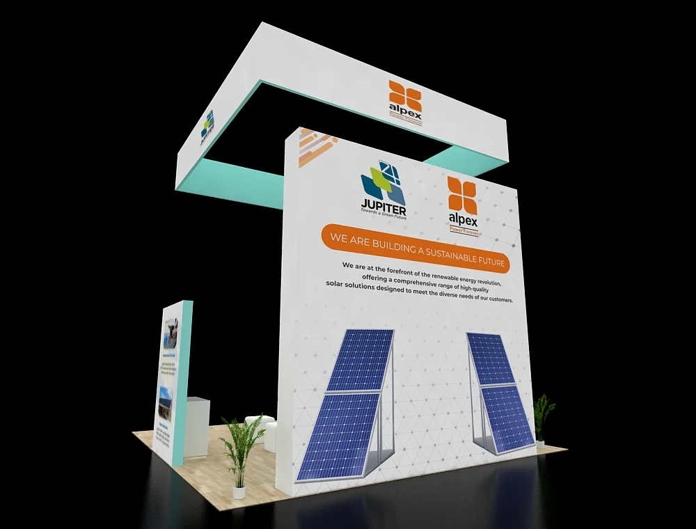 20x20 custom exhibit design