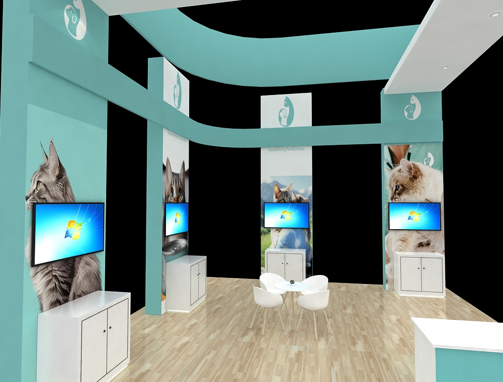 20x20 custom exhibit design