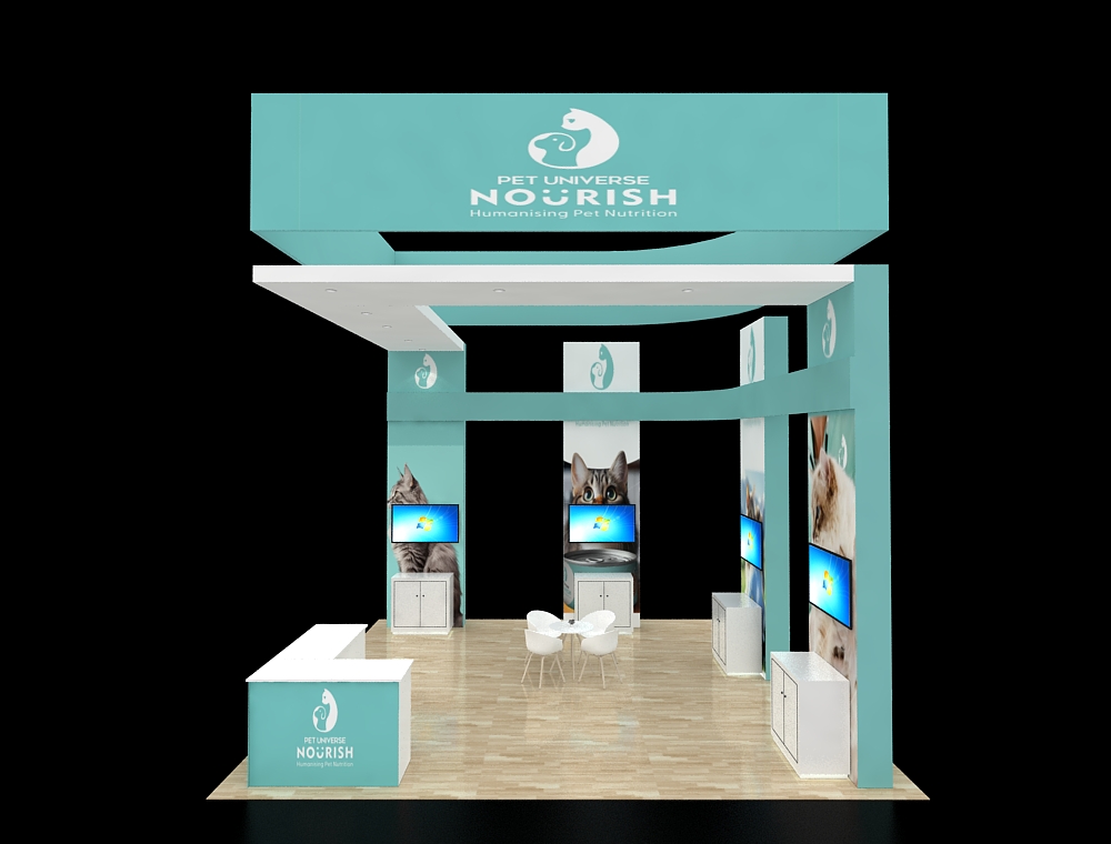 20x20 custom exhibit design