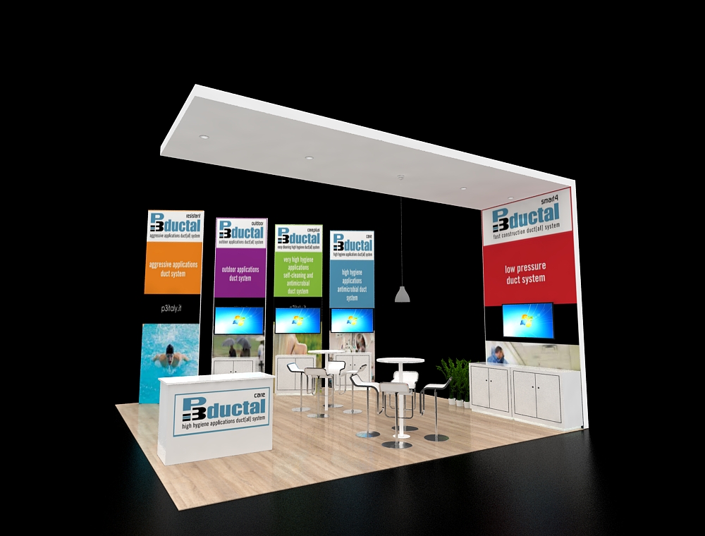 20x20 custom exhibit design