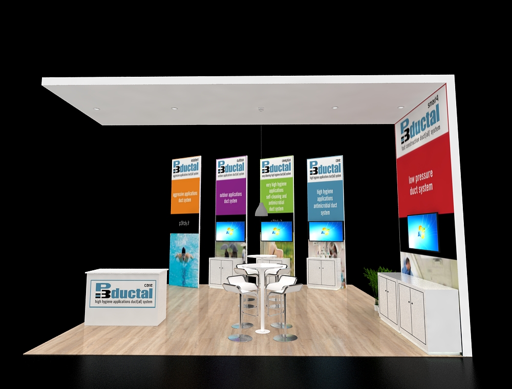 20x20 custom exhibit design