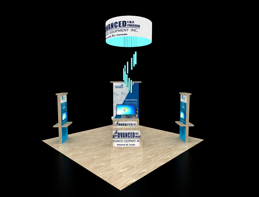 20x20 custom exhibit design