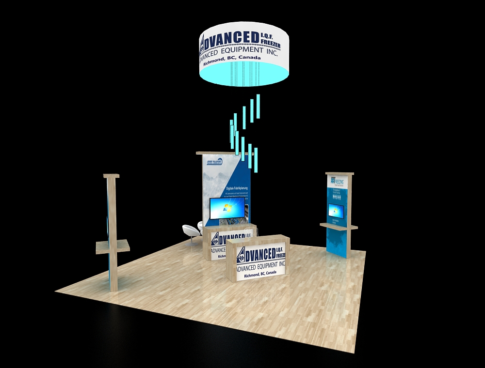 20x20 custom exhibit design