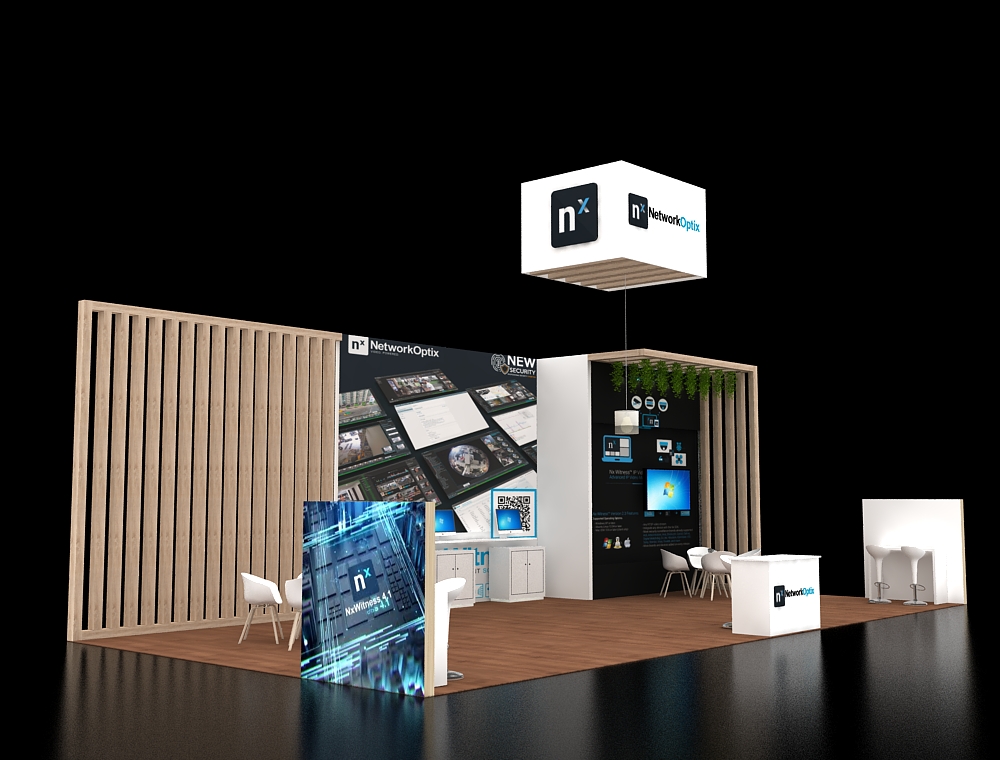 Modern 20x40 exhibit showcasing products