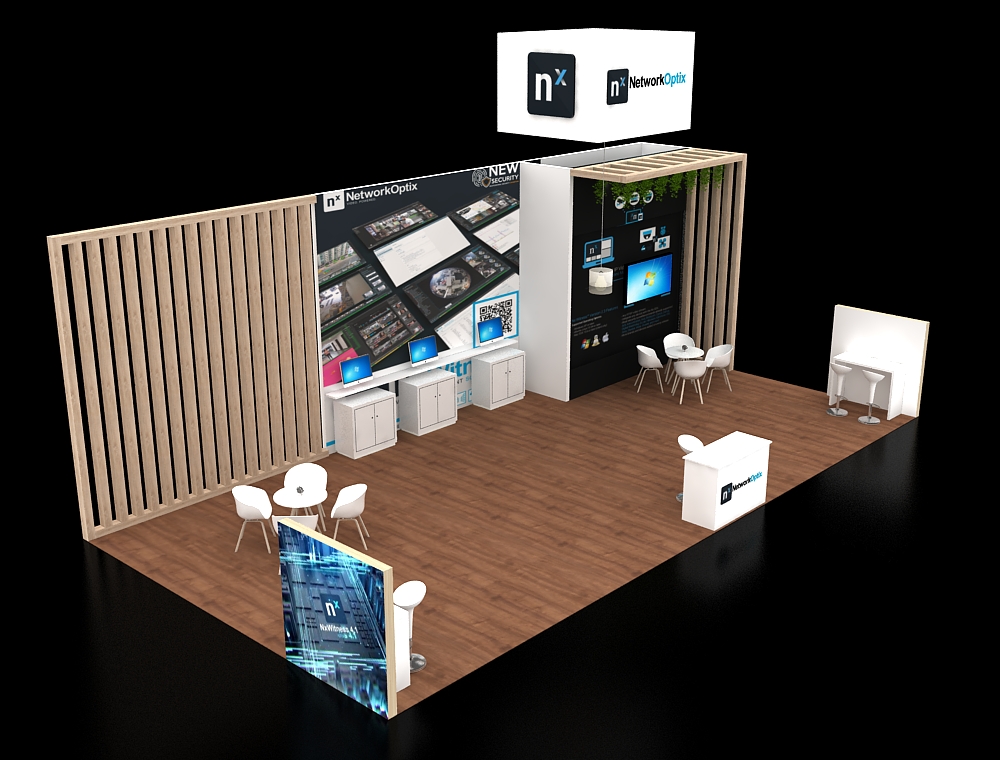 Modern 20x40 exhibit showcasing products