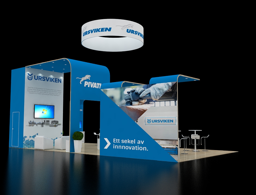 20x40 custom exhibit design