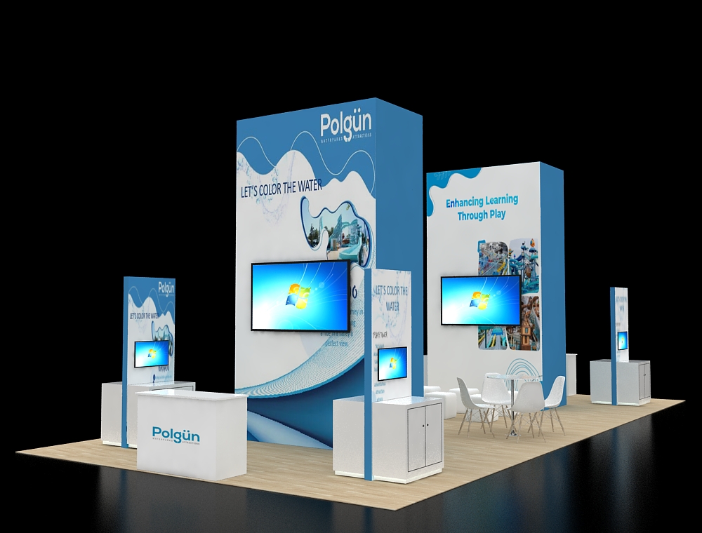 20x40 custom exhibit design