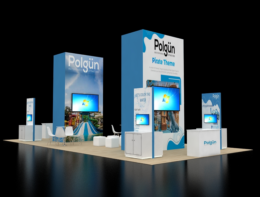 20x40 custom exhibit design