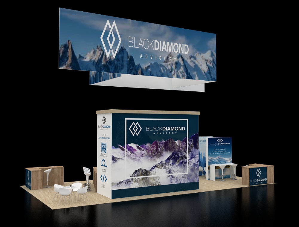 20x40 custom exhibit design