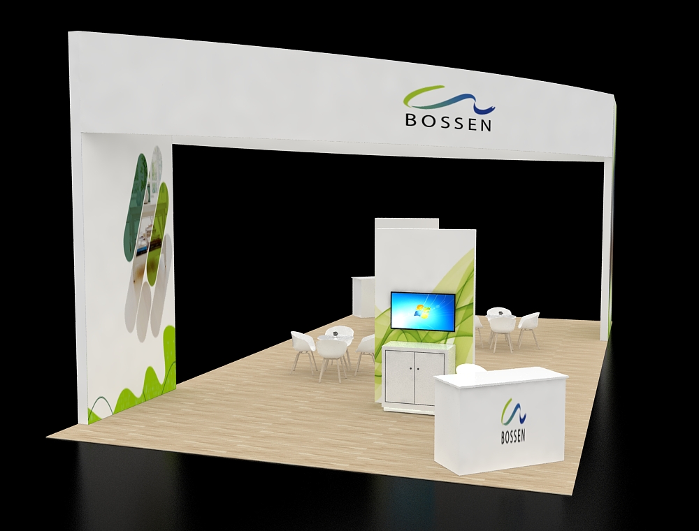 Creative 20x40 exhibition booth design ideas