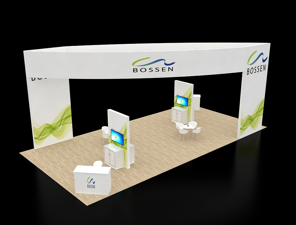 Creative 20x40 exhibition booth design ideas