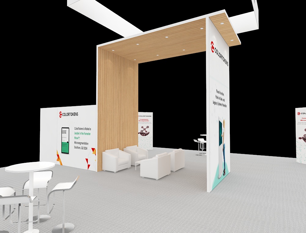 Exhibit 40x40 with dual product display units