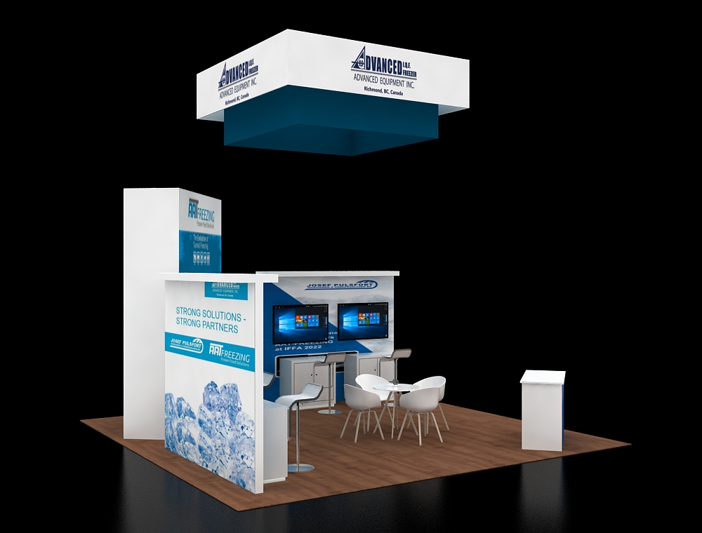 20x20 custom exhibit design