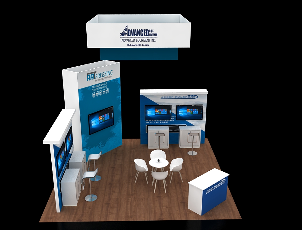 20x20 custom exhibit design