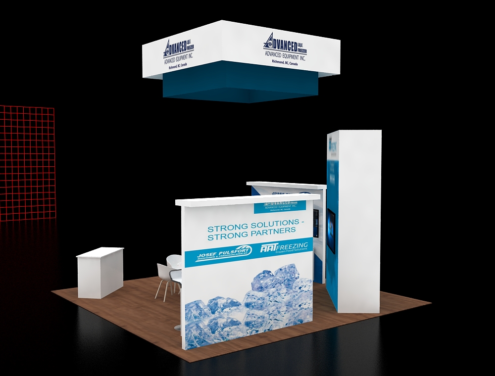 20x20 custom exhibit design