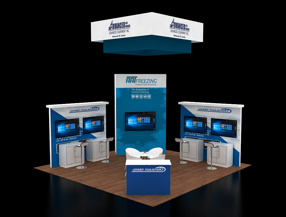 20x20 custom exhibit design