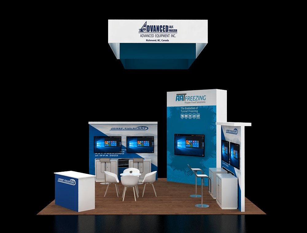 20x20 custom exhibit design