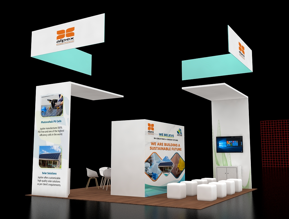 20x20 custom exhibit design
