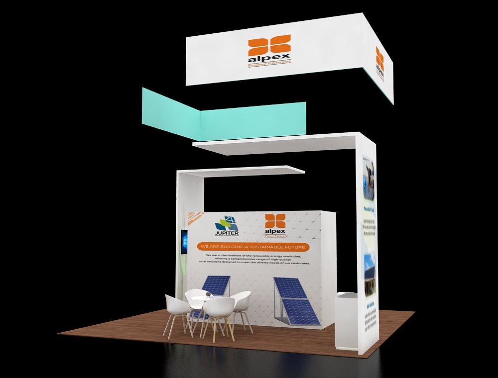 20x20 custom exhibit design