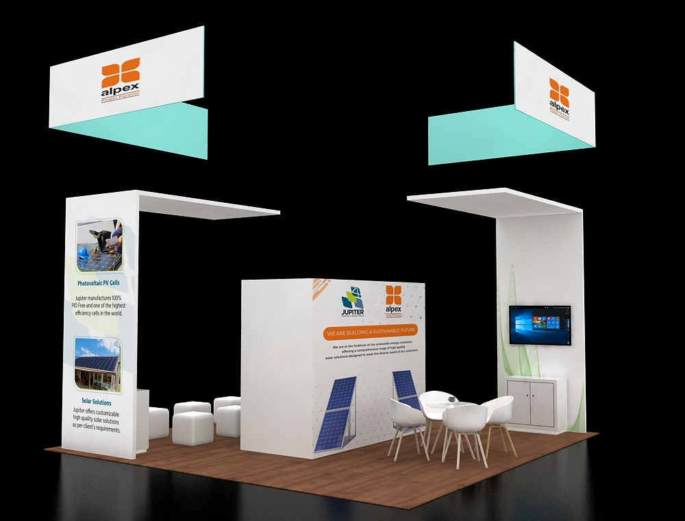 20x20 custom exhibit design