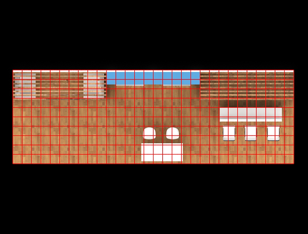 Trade booth 10x30 with branded fabric walls