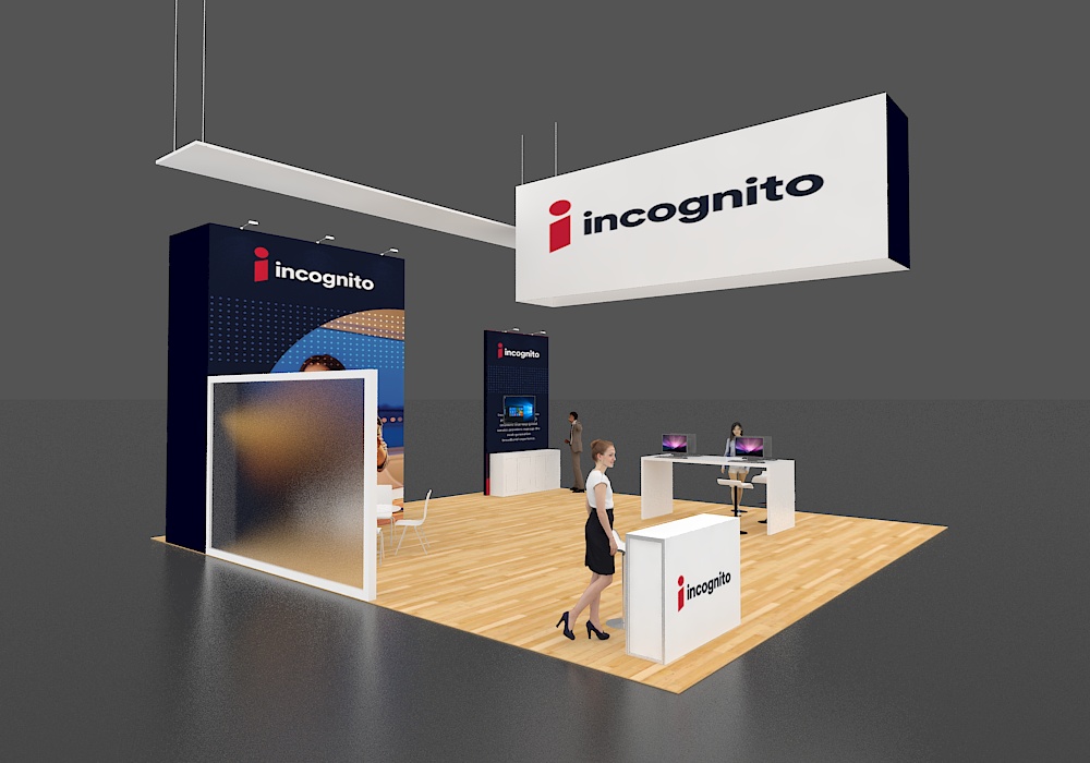 Exhibit 30x30 with dual LED product displays